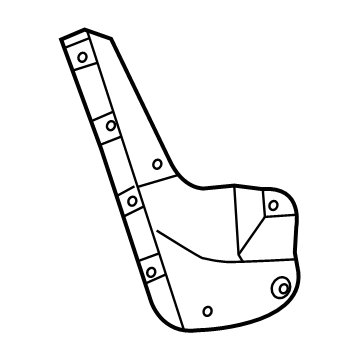 Toyota 76607-35110 MUDGUARD Sub-Assembly, R