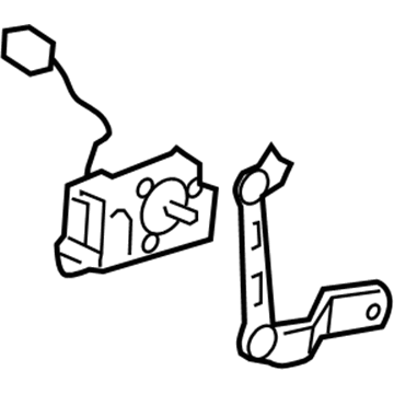 Toyota 89406-60012 Sensor Sub-Assy, Height Control, Front LH