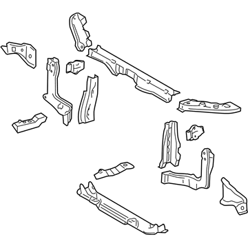 Toyota 53201-48060 Radiator Support