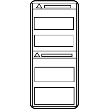 Toyota 41992-48020 Caution Label