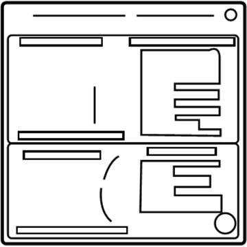 Toyota 85254-12010 Info Label