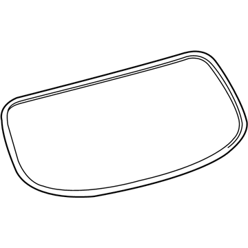 Toyota 67882-0E030 Weatherstrip, Back Door