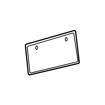 Toyota 57669-WAA02 License Bracket