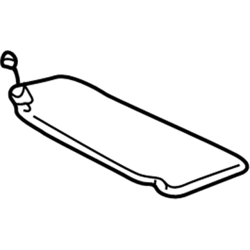 Toyota 74320-48260-B0 Sunvisor