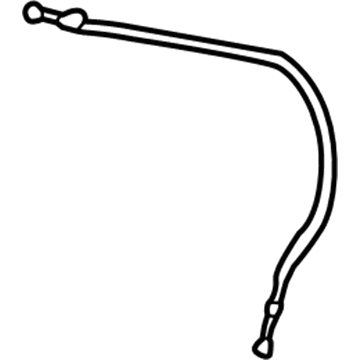 Toyota 72660-0E050 Cable Assembly, Rear NO.2