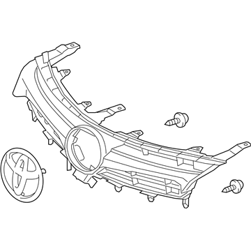 2015 Toyota Camry Grille - 53101-06621