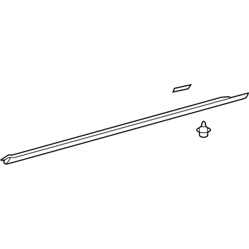 Toyota 75852-12090-D2 MOULDING, Body ROCKE