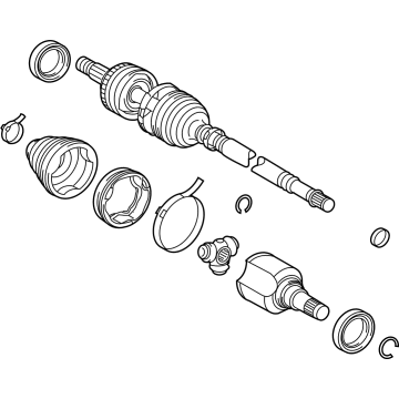 2017 Toyota Mirai Axle Shaft - 43410-62010