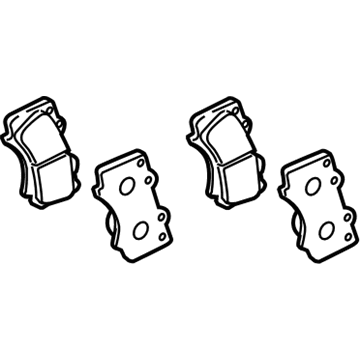 Toyota 04465-04070 Brake Pads