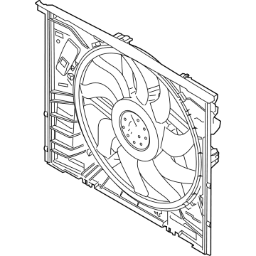 2020 Toyota GR Supra Fan Blade - 16360-WAA03