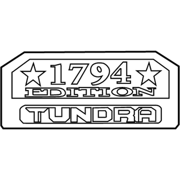 2021 Toyota Tundra Emblem - 75471-0C100