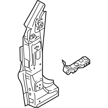 Toyota 61121-WB001 Hinge Pillar Reinforcement