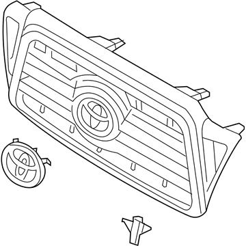 Toyota 53100-04450-E0 Radiator Grille Assembly