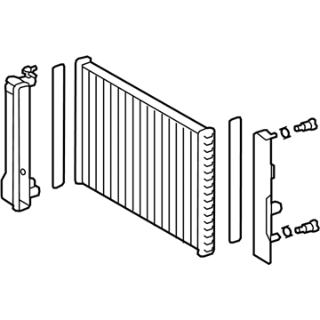 2009 Toyota Corolla Radiator - 16410-0T042