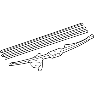 Toyota 85242-34011 Rear Windshield Wiper Blade Assembly