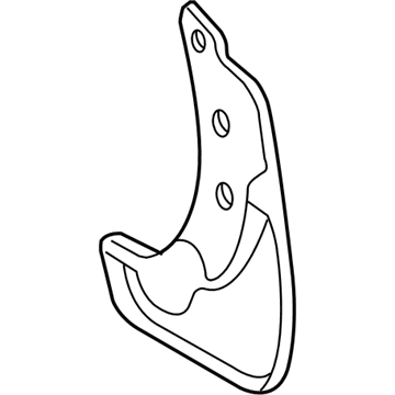 Toyota 76622-42100 Mudguard, Front Fender, LH