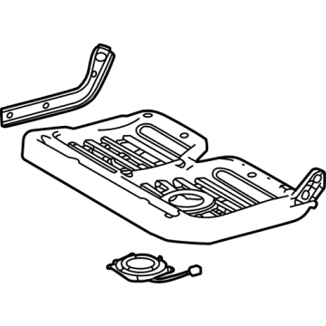 Toyota 71016-0C070 FRAME SUB-ASSY, RR S