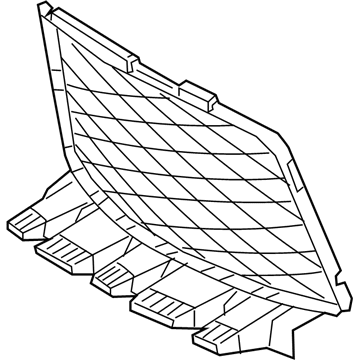 Toyota 53112-WAA01 Center Grille