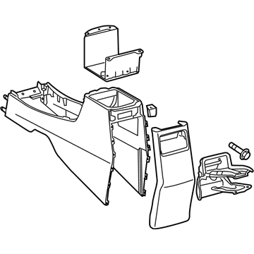 Toyota 58910-02100-B0 Console Base