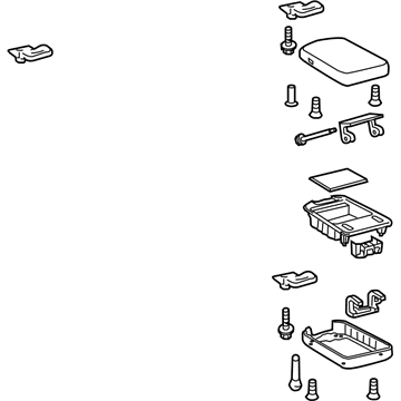 Toyota 58905-02440-B0 Door Sub-Assy, Console Compartment