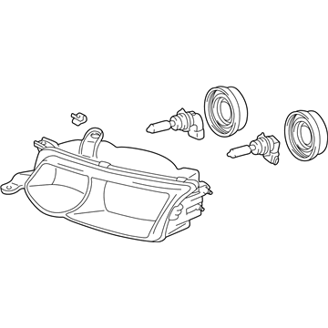 Toyota 81110-AA050 Headlamp Assembly