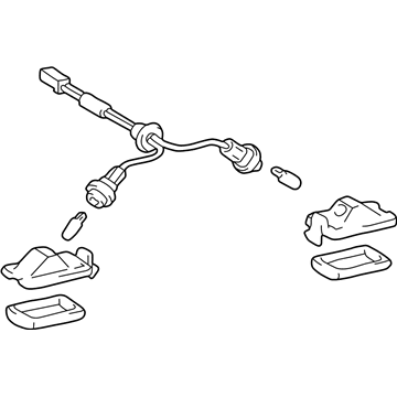 Toyota 81270-AC040 License Lamp