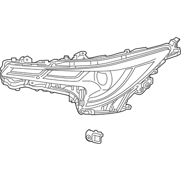 Toyota 81170-12L00 Headlamp Assembly