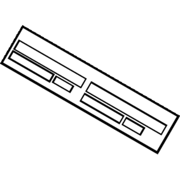 Toyota 88723-07030 A/C Label