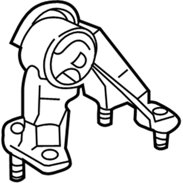 Toyota 12371-22060 Insulator, Engine Mounting, Rear