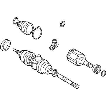 Toyota 43430-0C040 Axle Assembly