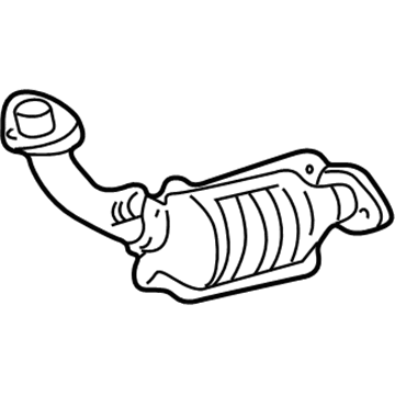 Toyota 17410-62130 Front Exhaust Pipe Assembly