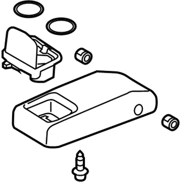 Toyota 72830-07080-B0 ARMREST Assembly, Rear Seat