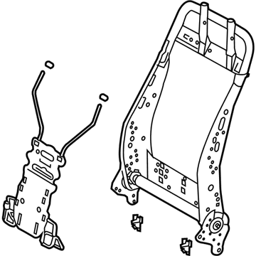 Toyota 71014-0R030 Seat Back Frame