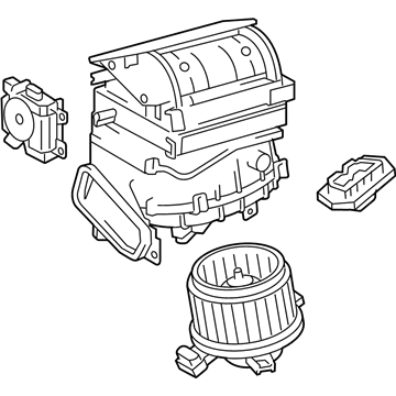 Toyota 87130-02520 Blower Assembly