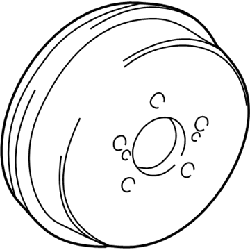 Toyota 42431-33111 Drum