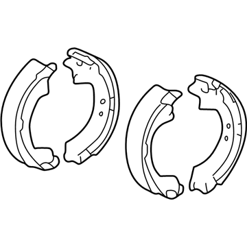 Toyota 04495-33010 Brake Shoes