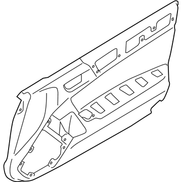 Toyota SU003-04423 Trim Sub Ay Dr F LH