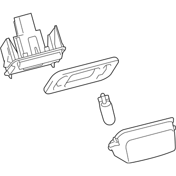 Toyota 81270-0D120 License Lamp
