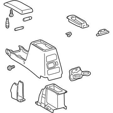 Toyota 58901-35260-B0 Console Assembly