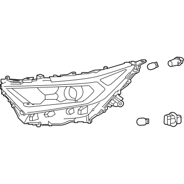 Toyota 81150-0R162 Headlamp Assembly