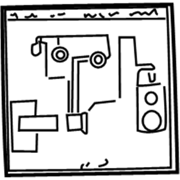 Toyota 17792-75320 Plate, Engine Vacuum Hose Information