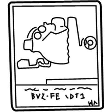 Toyota 17792-62280 Vacuum Diagram