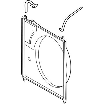 Toyota 16711-0F050 Fan Shroud