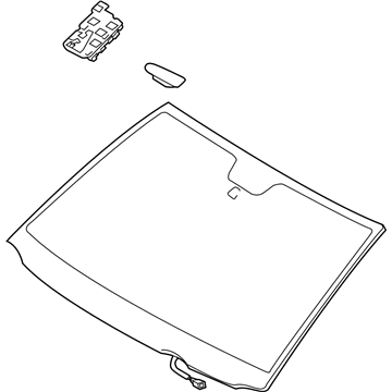 Toyota 56101-0C081 Glass Sub-Assembly, Wind