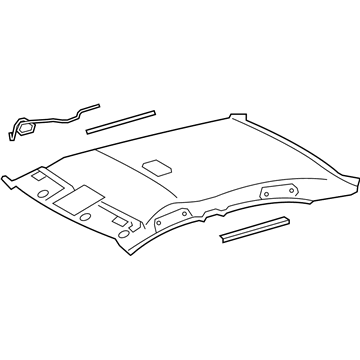 Toyota 63310-33620-B0 HEADLINING Assembly, Roof