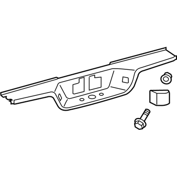 Toyota 52057-0C030 Pad Sub-Assy, Rear Bumper, LH