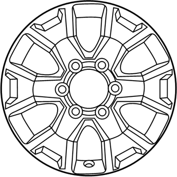 Toyota 42611-04201 Wheel, Alloy