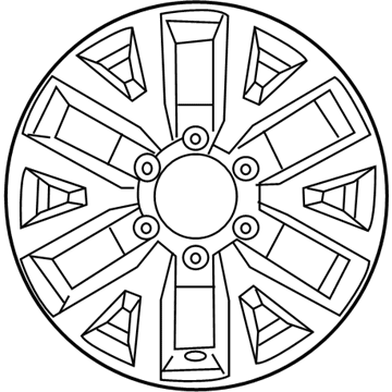 Toyota 42601-AD041 Wheel, Alloy