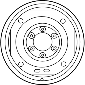 Toyota 42601-AD050 Wheel, Spare