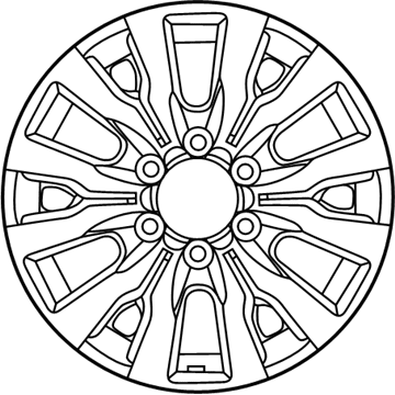 Toyota 4260D-04031 Wheel Sub-Assembly, Clad